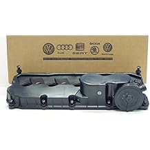 Genuine OEM Volkswagen Valve Cover with PCV Valve, Gasket and Bolts for 2.5 Jetta Rabbit Golf Passat 2006-2014