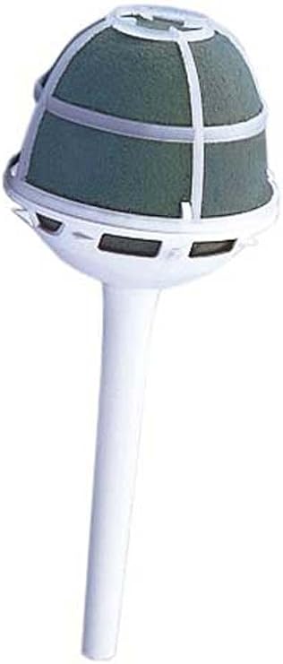 Oasis Wedding Belle Bouquet Holder - White - Medium with Straight Handle - Ideal Size for The Flower Girl - Made in The USA - Do NOT use with Artificial Flowers