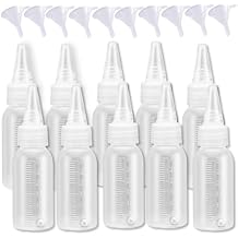 10 Pack Paint Bottle, Airbrush Paint Bottles & Accessories - 30ml Refillable Squeeze Bottles with Mixing Ball & Funnel, Storage Containers for Acrylic Paint & Various Liquids