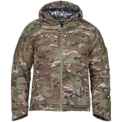 Heat Reflective Camouflage Winter Jacket Wear Resistant Heat Insulated Cold Coat Hoodie