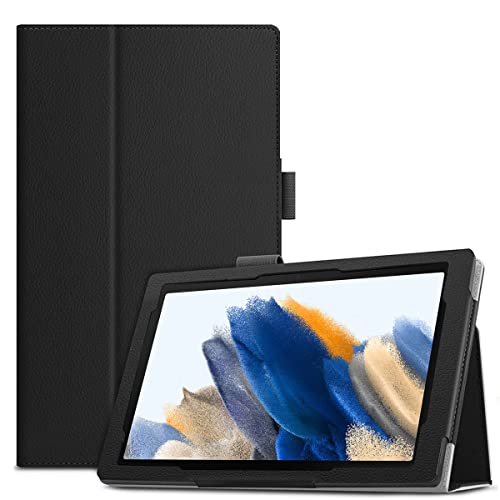 Epicgadget Case for Samsung Galaxy Tab A8 10.5 Inch SM-X200SM-X205SM-X207 - Slim Lightweight Folio PU Leather Folding Stand Cover Case for Galaxy Tablet A8 10.5 2022 Released Black