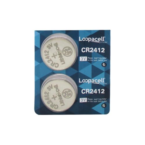 LOOPACELL CR2412 2412 3V Lithium 2 Batteries