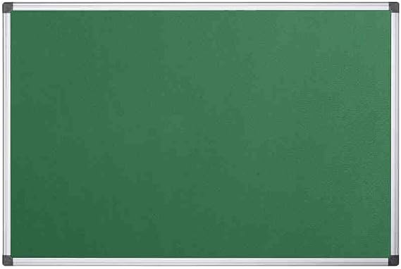 Bi-Office Notice Board Maya Green Felt Aluminium Frame 60 x 45 cm