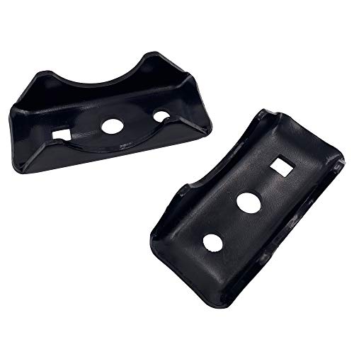 ELITEWILL 2PCS Steel Leaf Axle Spring Perch, Rear Seat Tube Mount Compatible with Trailer, Truck