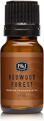 P&J Trading Fragrance Oil for Diffusers for Home - Redwood Forest 10ml Fragrance Scents for Candle Making - Soap Making Supplies & Car Diffuser Scents