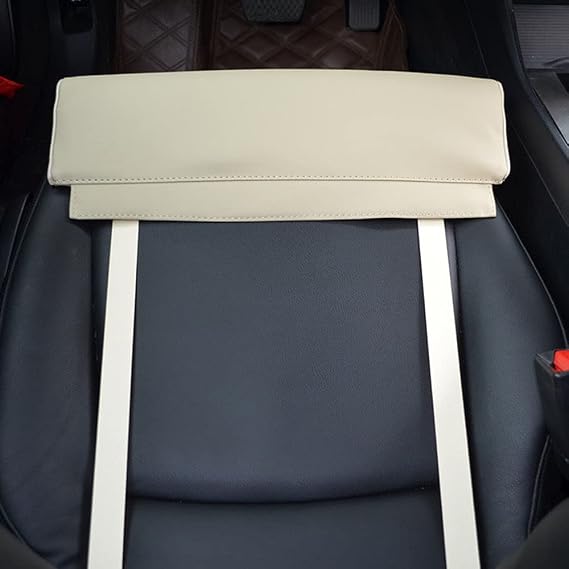 Car Seat Modification Leg Support,Car Seat Extender,Thigh Support Extension Leg Cushion Used in Cars Buses Trains Offices Homes Leg Rest Cushions.,Beige