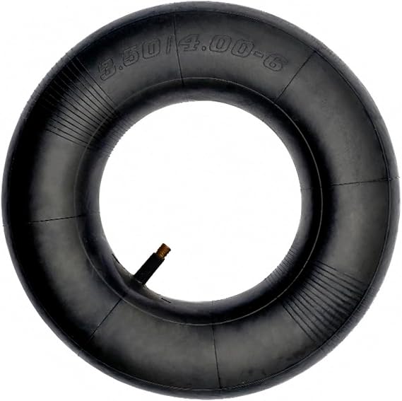 1 Pack 3.50/4.00-6" Nature Rubber Replacement Inner Tube, with TR13 Strainght Valve Stem, Fits 4.10/3.50-6 13x4.00-6 145/70-6, work for Wheelbarrows, Go Kart, and more