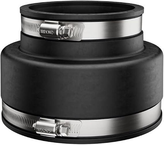 Fernco Inc. P1002-43 4-Inch Clay To 3-Inch Cast Iron Or Plastic Coupling