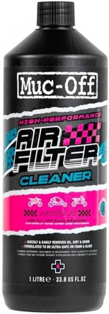 Muc-Off Air Filter Cleaner for Foam Air Filters, 1 Liter
