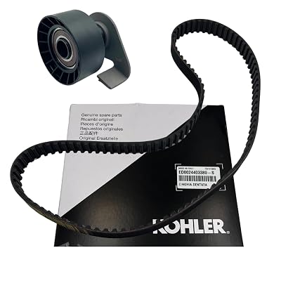 Genuine Lombardini-Kohler Diesel OEM kit Include ED0024403380-S Timing Belt Z=113 and Genuine Belt Tensioner ED0041100090-S