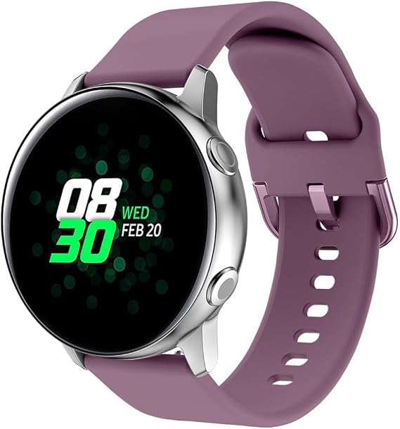 Silicone Strap for Amazfit GTS 4/4 Mini/3/GTS 2/2e/2Mini/GTR Mini/GTR 42 mm 20 mm Sports Wristbands Watch Strap Replacement Strap for Amazfit Active 2/Active 3/Bip 3/3 Pro/U/U Pro/S/S Lite