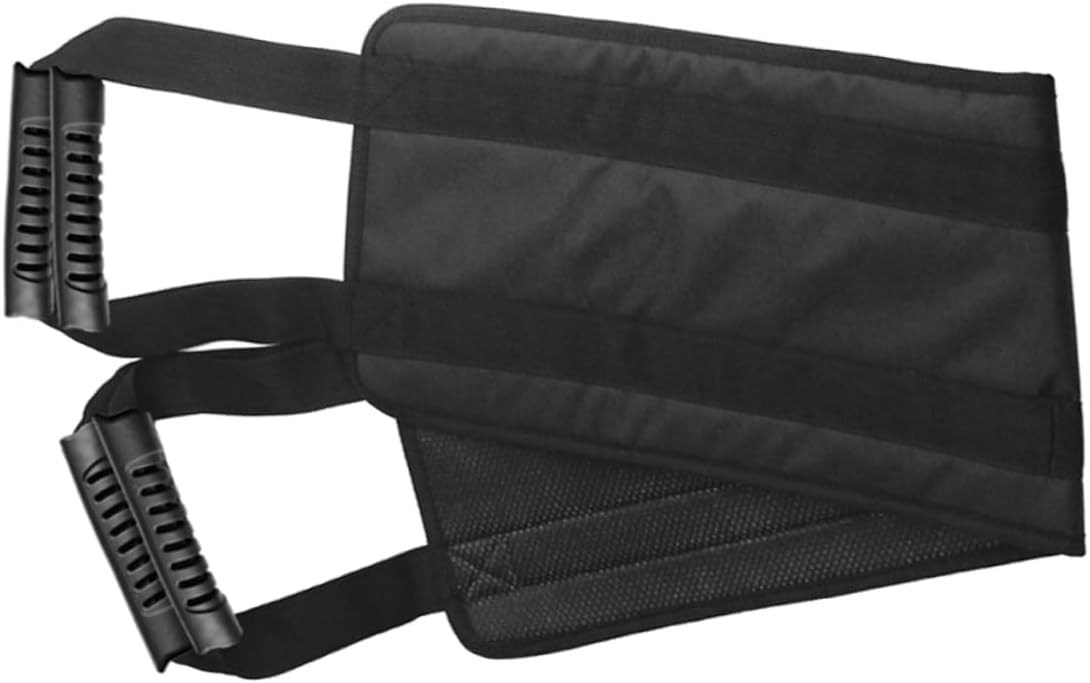 Vaguelly Bed Transfer Sling for Seniors Mobility Belt for Patient Assistance Lightweight and Strap for Home Use Black Color for Caregivers and Elderly Patients