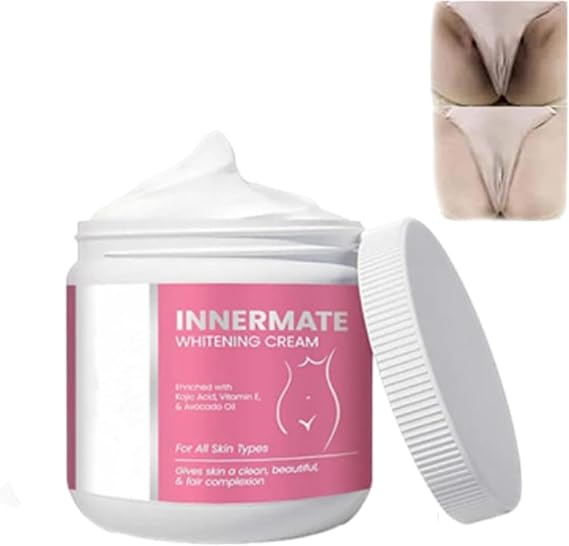InnerMate Whitening Cream,Intimate Area Skin Lightening Cream,Skin Bleaching Cream for Private Area,Dark Spot Corrector Cream for Inner Thigh,Bikini Line,Armpit (1pcs)