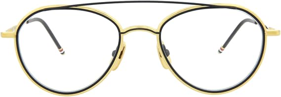 Eyeglasses THOM BROWNE TB 109 C-GLD-NVY Yellow Gold-Matte Navy