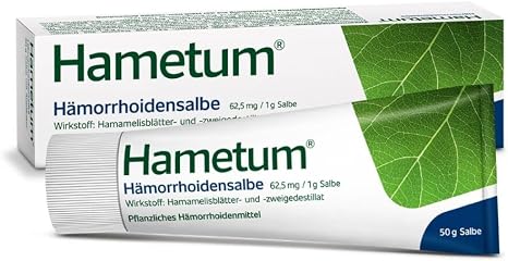 Hametum Hämorrhoide 50g [Hazel Leaf FD 62.5 mg]