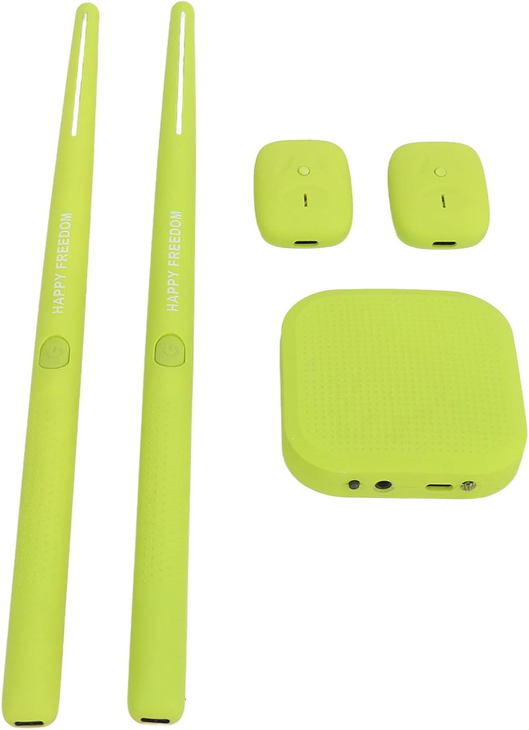 Virtual Drums Air Drum Set Portable VR Drums 3D Motion Detection Electric Drum Kit for Beginners Children Teenagers Adults (GREEN)