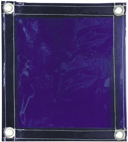 Tillman 604R610 6x10 ft Blue Vinyl Welding Curtain with Grommets All Around