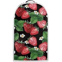 Strawberry Kitchen Appliance Covers with Sturdy Handle Blender Dust Cover for Kitchen Appliances Food Processor Cover for Toaster/Coffee Maker/Mixer/Juicer Homest