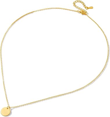 9K  14K  18K Gold Chain Necklace for Women, Polished Round, Womens Chain Necklaces Pendant Gold