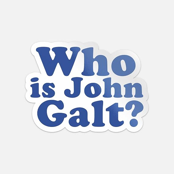 Who is John Galt Vinyl Sticker Decal