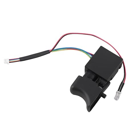 Adjustable Speed Control Heavy Duty Replacement Switch for Electric Drills and Hammer Drills - Reversible Variable Speed Drill Switch with Forward Reverse Function for Corded Power Tools