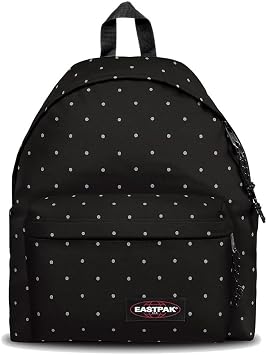 Eastpak Unisex Adult Shopper EK620242, Dots Black Silver, One Size, Eastpak PADDED PAK'R Dots Black Silver BACKPACKS
