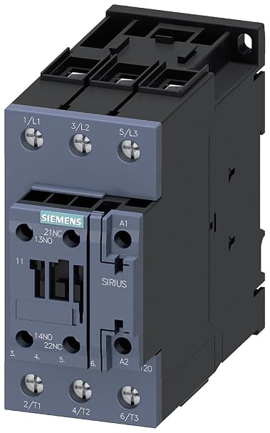 Siemens 3RT2038-1AP60 80 AMP 3 Pole contactor | 220/240 Volt AC Coil | 50 H.P. @ 460 Volt