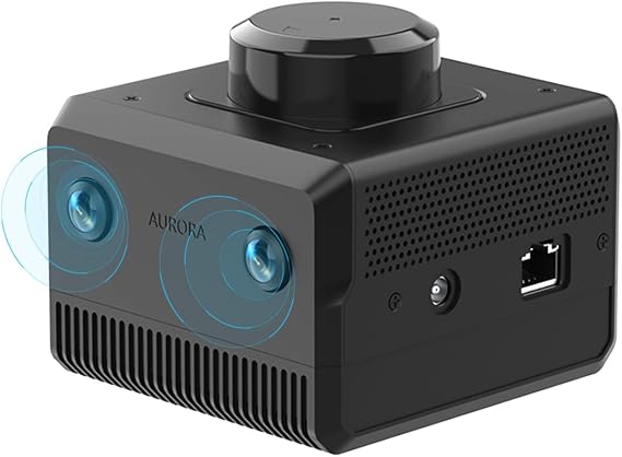 Yahboom Slam LiDAR Aurora 3D Mapping AI Vision Sensor Binocular Structure IMU Inertial Navigation Module for ROS Robots with Bracket APP Control