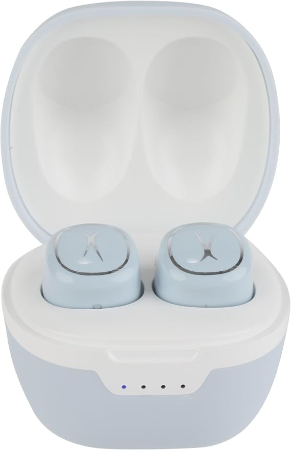 SAKAR Altec Lansing NanoBuds 2.0 Headphones, Icy Blue, MZX5000PB-ICY-STK-6