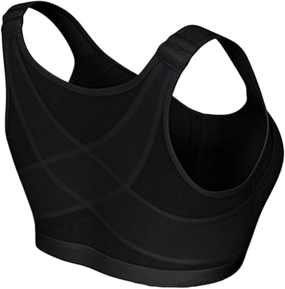 Adjustable Support Multifunctional Bra, Front Closure Post Wireless Back Support Full Coverage Bra Chest Wrapping