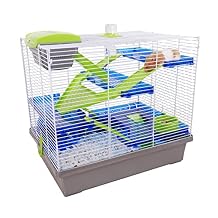 Pico XL Silver & Green - Hamster & Small Animal Home/Cage
