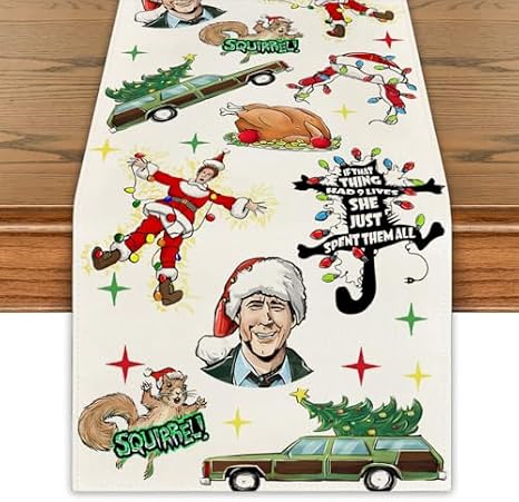 Christmas Table Runner 1372 Inch New Year Xmas Home Party Decor