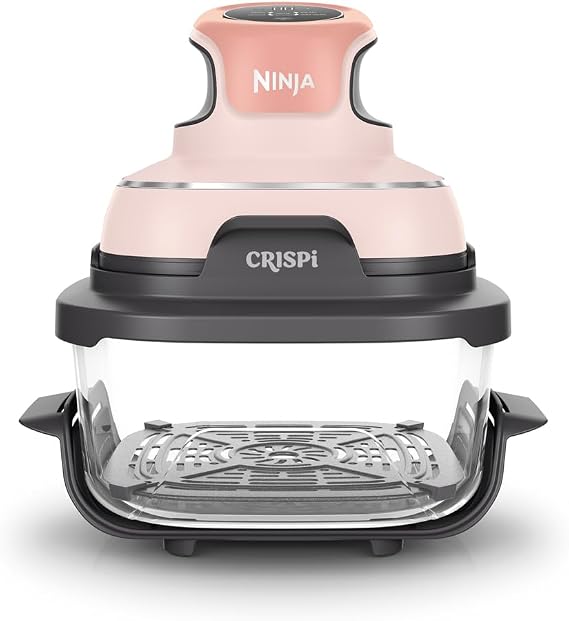 Ninja ニンジャ Crispi クリスピー FN100JPKNR 自動調理器 3つの調理モード クリスプ/ベイク・ロースト/リクリスプ 煮る 焼く 蒸す 炒める 煮込む 炊く 温風調理 エアフライヤー ノンフライヤー FN100J ピンク