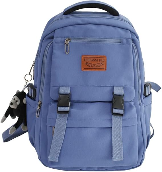 Casual Backpack Large Capacity Gorilla Backpack Waterproof Camping Hiking Travel College Laptop Travel Man Woman 2023 (Blue)