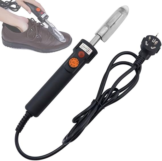 Mini Irons,150W Electric Leather Iron, Mini Irons with 50~350C Adjustable Temperature, Crafts Quilting Iron, Leather Wrinkle Removing Iron for Craft Leather Repair Shoes Bag Crease Removal