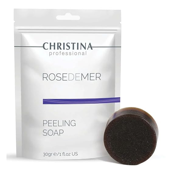 -CHRISTINA- Rose de Mer Peeling Soap - AHA Exfoliating Face Wash - 30g