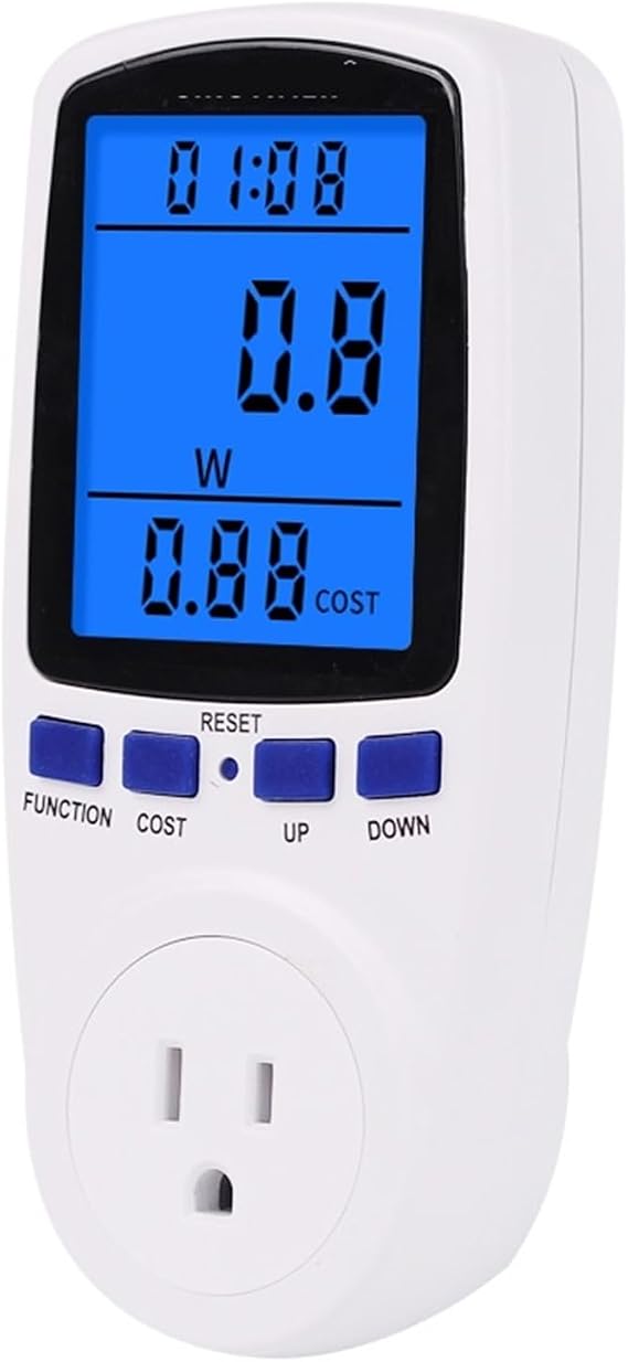 Digital Energy Meter Backlight Wattmeter Electricity Power Meter Consumption KWh Watt Energy Meters 220V 110V AC(E+u)