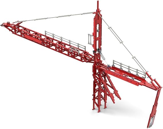 Crane Building Kit, Large Bricks Crane Auxiliary Arm Model for LTM1750-9.1 LTM-11200, Creative MOC Toy for Teens Adults (1203PCS), Dcfb-red, SZ1127110418WE