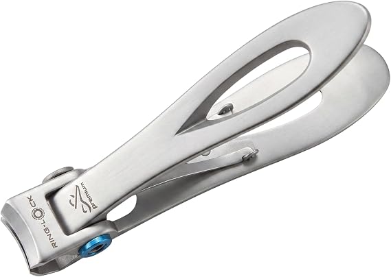 Premax Nail Clipper Made In Italy Ring Lock System Stainless Steel Manicure