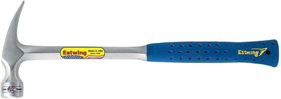 Estwing E3-24SM Framing Hammer, Milled Face, 24-Ounce, 16-Inch, Vinyl Shock Reduction Grip