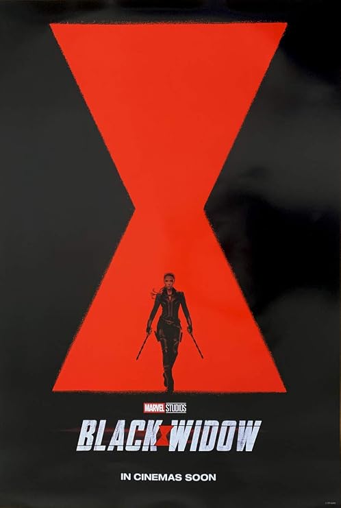 Movie Poster BLACK WIDOW 2 Sided ORIGINAL INTL Advance 27x40 SCARLETT JOHANSSON