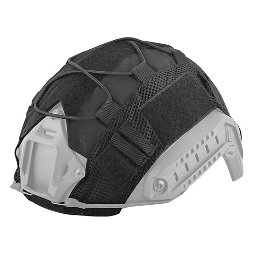 ATAIRSOFT Tactical Helmet Cover 500D Nylon Helmet Cloth for BJPJMH Airsoft Paintball Fast Bump Helmet in Size MLXL - Without Helmet