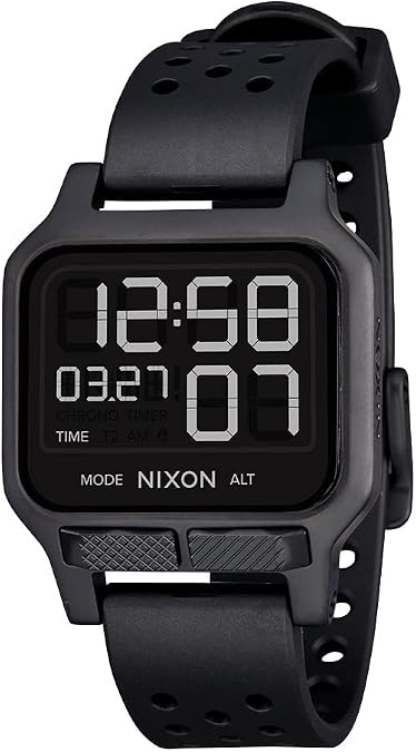 NIXON Heat A1320-100M Water Resistant Digital Workout and Running Watch