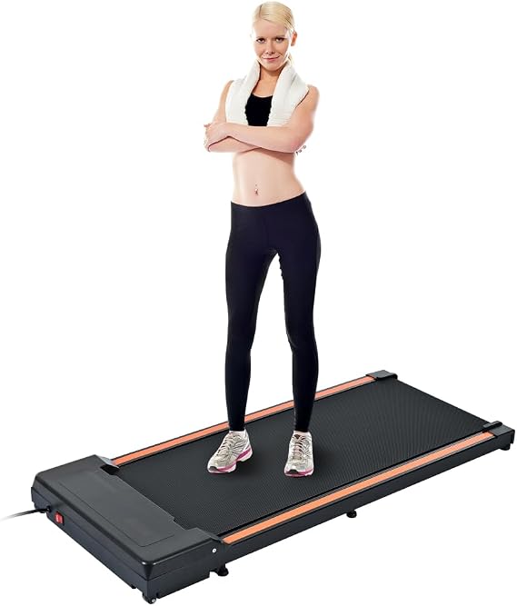 Walking Pad 300 lb Capacity, Desk Treadmill for Home Office, Protable Treadmill Under Desk, Walking Treadmills for Home,0.6 to 3.8 mph Portable Treadmill