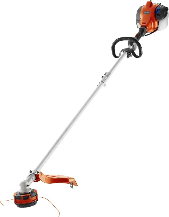 Husqvarna 330LK Gas String Trimmer, Weed Eater Gas Powered, 970545002 | 20-inch straight shaft gas weed wacker with Rapid Replace trimmer head for seamless string reloading, and LowVib technology