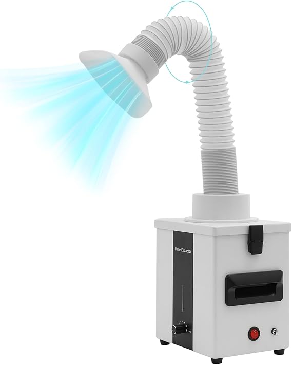 Soldering Fume Extractor Benchtop Smoke Absorber 300m3/h Smoke Purifier Fume Extractor for Industry Electronic Soldering