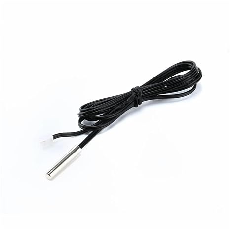1M NTC Thermistor Temperature Sensor Waterproof Probe Wire 10K 1% 3950 W1209 W1401 Cable