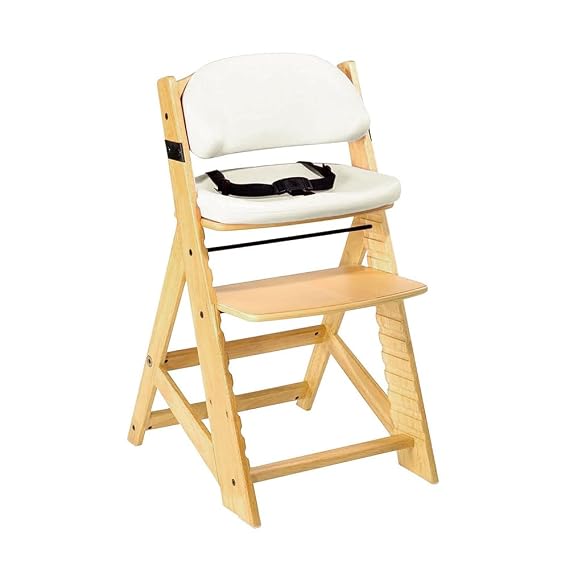 Keekaroo Height Right Kids Chair with Comfort Cushions, Vanilla (0055209KR-0002)