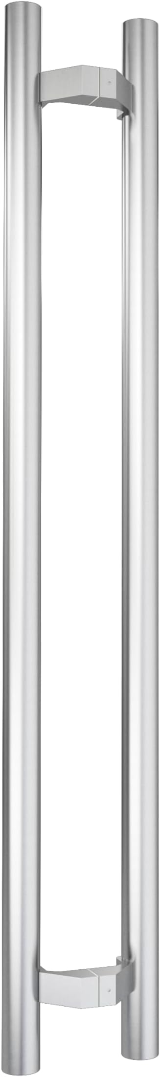 TOGU TG-6023 36-Inch Commercial Offset Push Pull Door Handle, Long Heavy-Duty Ladder Pull, 304 Stainless Steel for Barn, Glass, Shower, Interior & Exterior Doors, Brushed Stainless Steel Finish