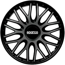 Sparco Wheel Covers Roma - 16-inch - Grey/Black - Set of 4 Pieces